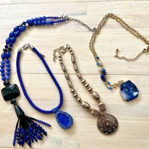 4 Chico's Statement Necklaces!   FOUR!